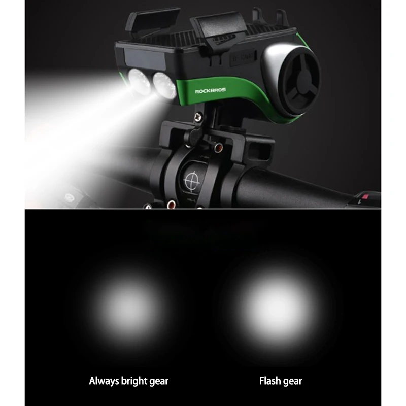 Rockbros Waterproof 5 in 1 Bicycle Computer Phone Holder Bluetooth Audio MP3 Player Speaker 4400mAh Power Bank Bell Bike Light
Rockbros Waterproof 5 in 1 Bicycle Computer Phone Holder Bluetooth Audio MP3 Player Speaker 4400mAh Power Bank Bell Bike Light