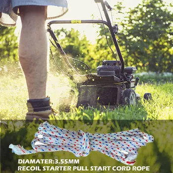 High Quality 3.5mm Pull Handle Cord Rope Petrol Engine Starter Strimmer Recoils Lawn Mower 5M Length MD88
High Quality 3.5mm Pull Handle Cord Rope Petrol Engine Starter Strimmer Recoils Lawn Mower 5M Length MD88