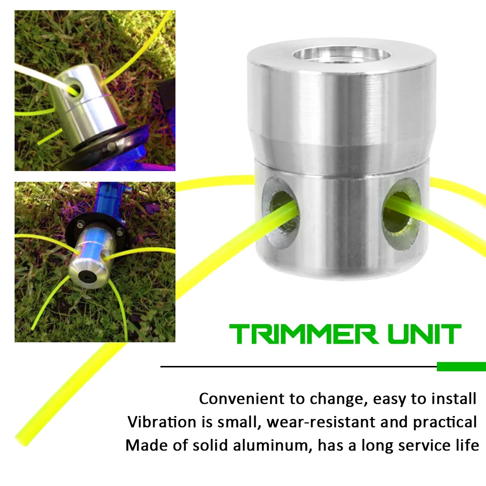 Cylindrical Smooth Aluminum Grass Trimmer Lawn Mower Tool Accessory Brush Cutter Replacement with 4 Trimmer Ropes
Cylindrical Smooth Aluminum Grass Trimmer Lawn Mower Tool Accessory Brush Cutter Replacement with 4 Trimmer Ropes