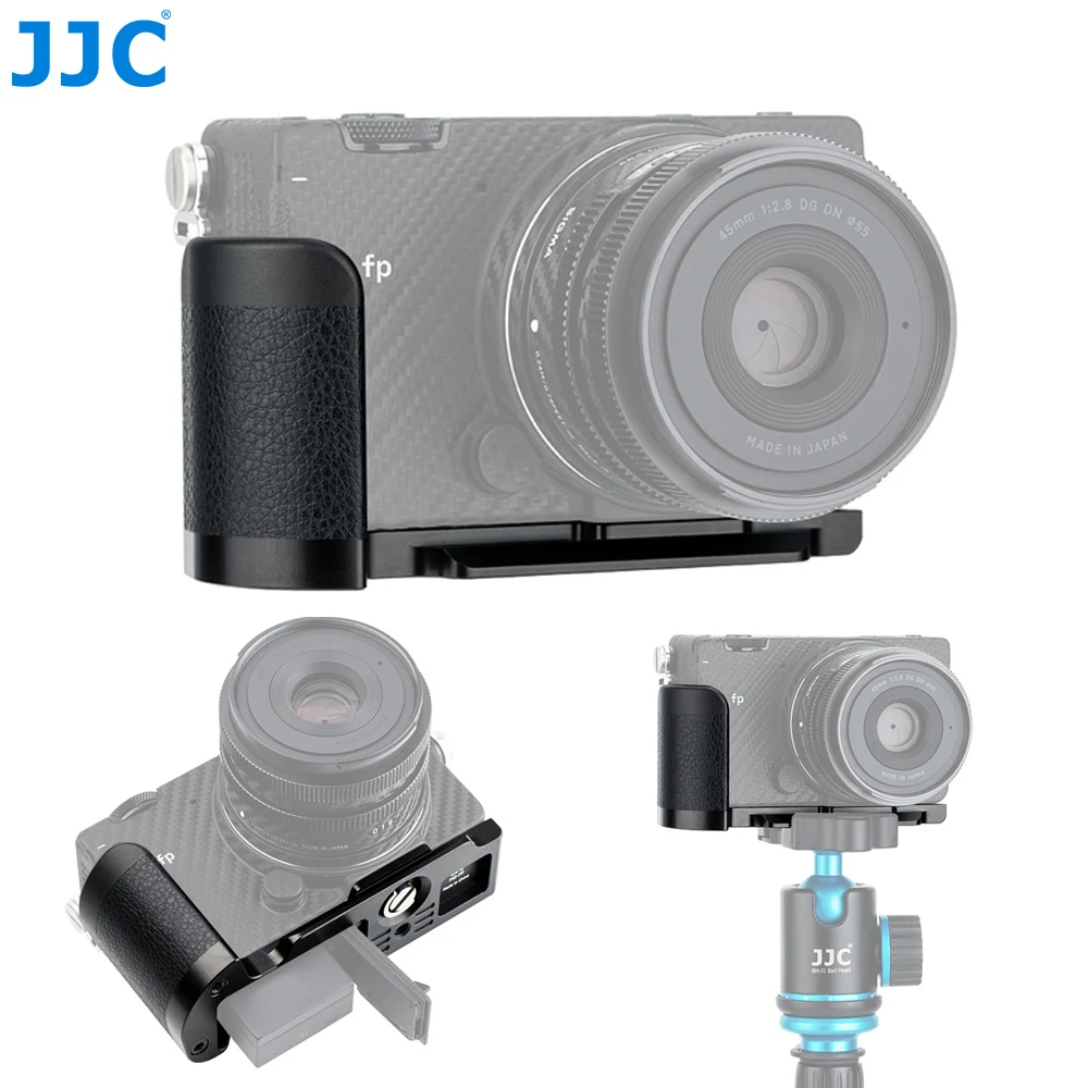 JJC Camera Metal Hand Grip L Bracket Holder for Sigma FP Replaces Sigma HG-21 Hand Grip Arca Swiss Type Quick Release Plate
JJC Camera Metal Hand Grip L Bracket Holder for Sigma FP Replaces Sigma HG-21 Hand Grip Arca Swiss Type Quick Release Plate