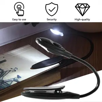 ICOCO led night Clip Reading Light Mini Flexible Clip-On Bright Book Laptop White LED Book Reading Light Lamp
ICOCO led night Clip Reading Light Mini Flexible Clip-On Bright Book Laptop White LED Book Reading Light Lamp
