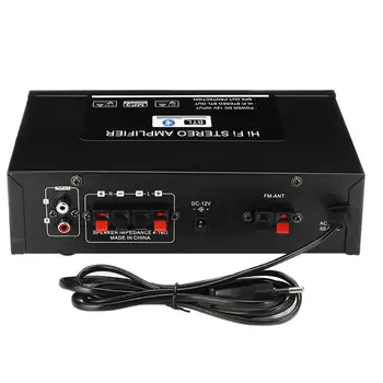 USB Input Portable With Remote Control Audio Power Amplifier Car Speaker Bluetooth 5.0 Subwoofer Support TF Card Digital
USB Input Portable With Remote Control Audio Power Amplifier Car Speaker Bluetooth 5.0 Subwoofer Support TF Card Digital