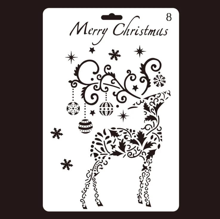 Christmas deer Layering Stencils for Diy scrapbook/photo album Decorative Embossing coloring,painting stencil,home decor
Christmas deer Layering Stencils for Diy scrapbook/photo album Decorative Embossing coloring,painting stencil,home decor