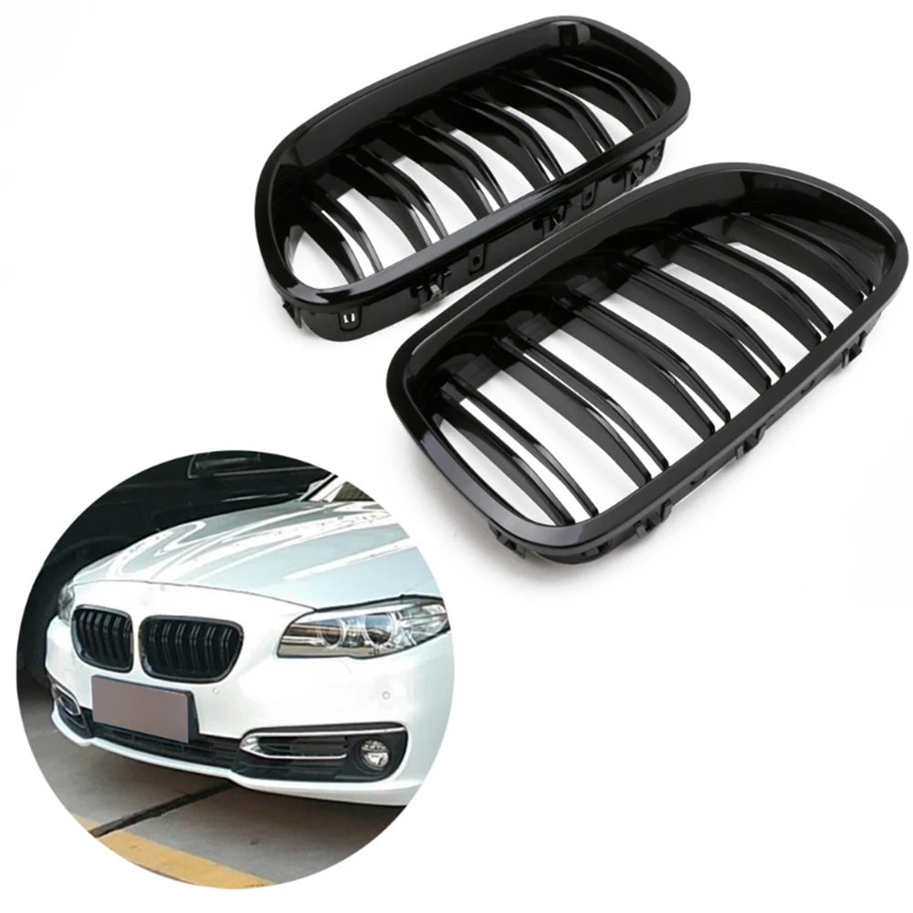 1 Pair Black auto Car Kidney Grilles Racing Grid Double Line for BMW 5 Series M5 F10 F11 F18 2010-2017 Car front Grilles
1 Pair Black auto Car Kidney Grilles Racing Grid Double Line for BMW 5 Series M5 F10 F11 F18 2010-2017 Car front Grilles