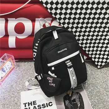 Personality Street Girls School Bags for Teenage Boys Schoolbag Large Capacity Junior High Bookbags Women Student Campus Bagpack
Personality Street Girls School Bags for Teenage Boys Schoolbag Large Capacity Junior High Bookbags Women Student Campus Bagpack