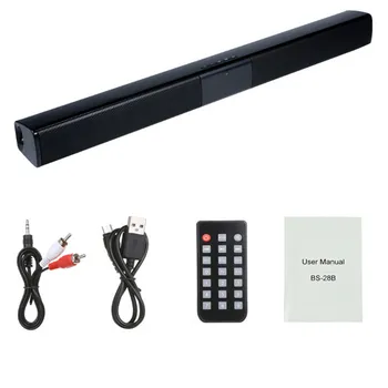 Soundbar For TV Bluetooth Speaker Large Wired And Wireless Speakers for Home Theater System For PC Theater TV Speaker 20W
Soundbar For TV Bluetooth Speaker Large Wired And Wireless Speakers for Home Theater System For PC Theater TV Speaker 20W