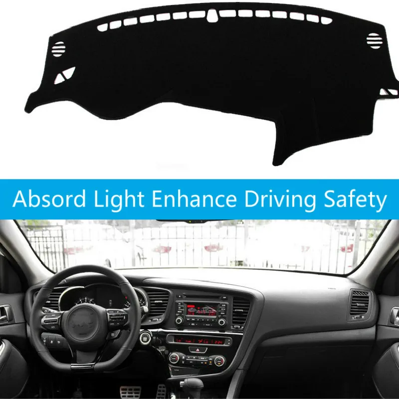 For KIA Optima TF 2010 2011 2012 2013- 2015 K5 Dashboard Cover Sun Shade Non-slip Dash Mat Pad Carpet Car Stickers Accessories
For KIA Optima TF 2010 2011 2012 2013- 2015 K5 Dashboard Cover Sun Shade Non-slip Dash Mat Pad Carpet Car Stickers Accessories