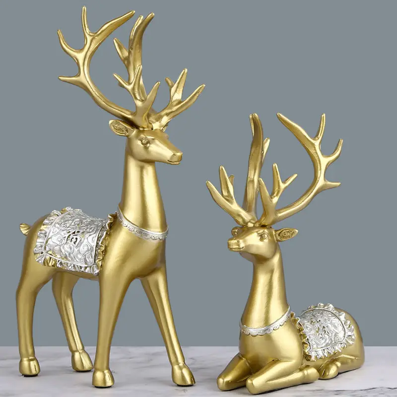 Decorations Decoration Golden Elk Crafts TV Cabinet Home Wine Cabinet Resin Lucky Living Room Entrance Creative Gift Decoration
Decorations Decoration Golden Elk Crafts TV Cabinet Home Wine Cabinet Resin Lucky Living Room Entrance Creative Gift Decoration