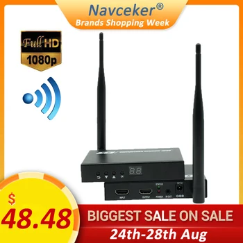 5GHz Wireless HDMI Transmitter And Receiver Support IR Loop Out HDMI Wireless Transmission Extensor Kit 196ft HDMI WIFI Extender
5GHz Wireless HDMI Transmitter And Receiver Support IR Loop Out HDMI Wireless Transmission Extensor Kit 196ft HDMI WIFI Extender