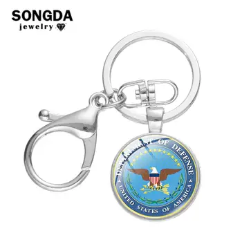 SONGDA Classic USA Army Badge Keychain Car Key Chain Handmade Glass Art Photo Round Pendant Lobster Buckle Key Ring Men Jewelry
SONGDA Classic USA Army Badge Keychain Car Key Chain Handmade Glass Art Photo Round Pendant Lobster Buckle Key Ring Men Jewelry