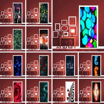Creative 3D Door Sticker 95x215cm/Custom Size Self Adhesive Wallpaper On The Doors DIY Renovation Waterproof Poster For Bedroom
Creative 3D Door Sticker 95x215cm/Custom Size Self Adhesive Wallpaper On The Doors DIY Renovation Waterproof Poster For Bedroom