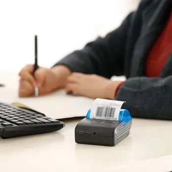 POS-5805DD Portable wireless mini thermal receipt printer 58mm Line thermal printing battery capacity display function
POS-5805DD Portable wireless mini thermal receipt printer 58mm Line thermal printing battery capacity display function