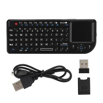 USB 2.4G Mini Wireless Portable Touchpad Keyboard Flying Mouse with Multimedia Keys Portable Keyboard Flying Mouse
USB 2.4G Mini Wireless Portable Touchpad Keyboard Flying Mouse with Multimedia Keys Portable Keyboard Flying Mouse