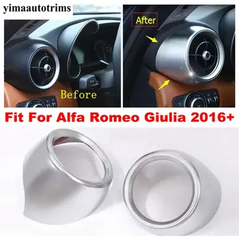 Accessories For Alfa Romeo Giulia 2016 - 2020 Side Front Air Conditioning AC Vent Outlet Cover Trim ABS Matte Interior Refit Kit
Accessories For Alfa Romeo Giulia 2016 - 2020 Side Front Air Conditioning AC Vent Outlet Cover Trim ABS Matte Interior Refit Kit