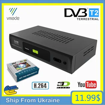 DVB-T2 TV Tuner Decoder Fully 1080P H.264 MPEG-2/4 Digital Terrestrial Receiver Support Youtube USB Upgrade PVR For Ukraine
DVB-T2 TV Tuner Decoder Fully 1080P H.264 MPEG-2/4 Digital Terrestrial Receiver Support Youtube USB Upgrade PVR For Ukraine