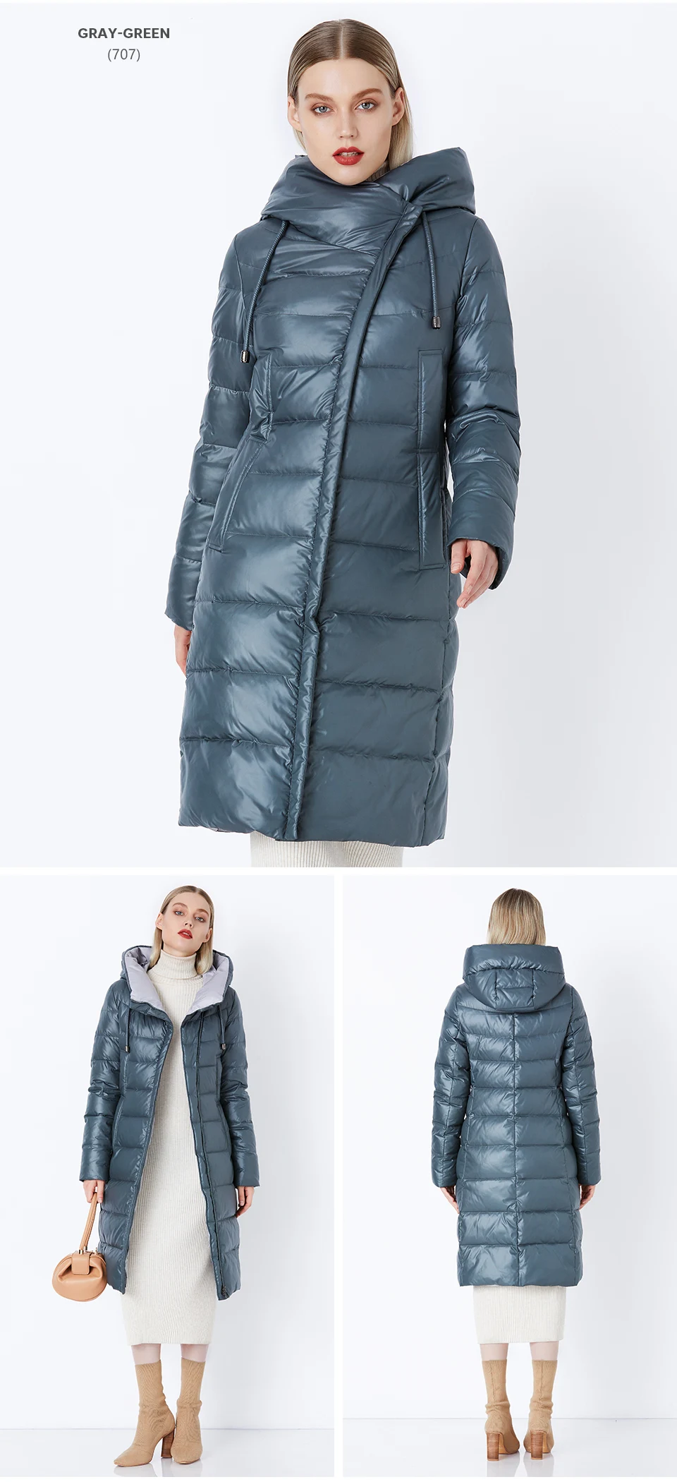 MIEGOFCE 2020 Coat Jacket Winter Womens Hooded Warm Parkas Bio Fluff Parka Coat Hight Quality Female New Winter Collection Hot