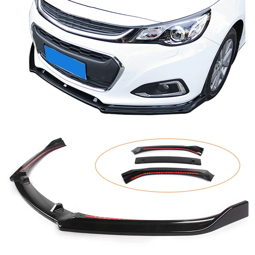 3PCS Carbon Fiber ABS Car Front Low Bumper Lip Spoiler Protective Trim For Chevrolet Malibu 2012 2013 2014 2015 2016 2017 2018
3PCS Carbon Fiber ABS Car Front Low Bumper Lip Spoiler Protective Trim For Chevrolet Malibu 2012 2013 2014 2015 2016 2017 2018