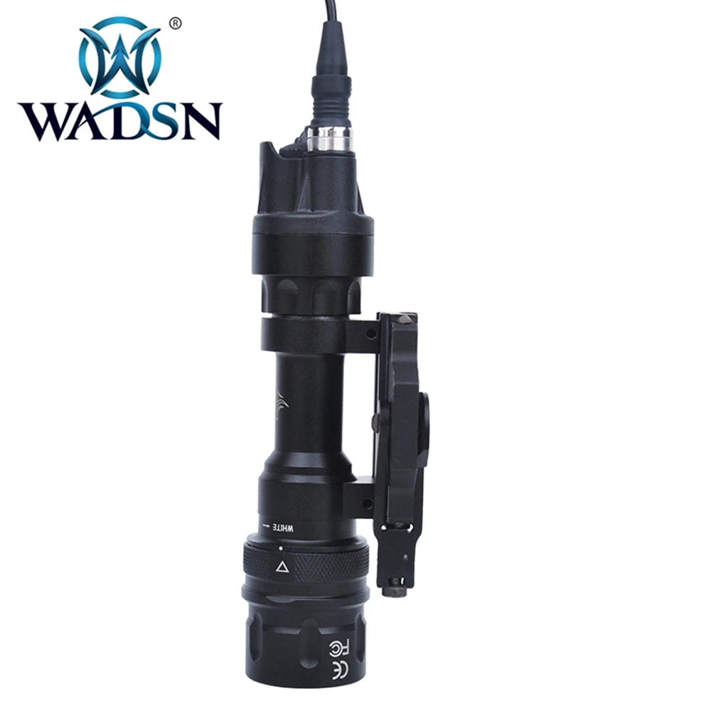 WADSN Tactical Flashlight M952V LED WEAPONLIGHT Remote Dual Switch Scout Light 20mm Rail Airsoft Torches Strobe Weapon Lights
WADSN Tactical Flashlight M952V LED WEAPONLIGHT Remote Dual Switch Scout Light 20mm Rail Airsoft Torches Strobe Weapon Lights