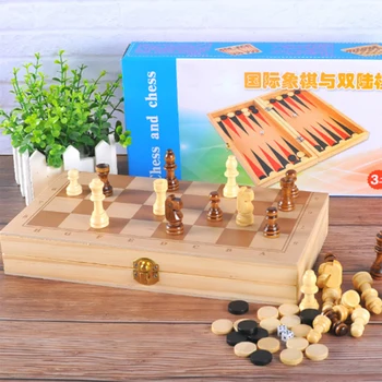 Developing Intelligence Educational Toy Portable Folding Wooden 2 in 1 Chess and Backgammon Game Set new
Developing Intelligence Educational Toy Portable Folding Wooden 2 in 1 Chess and Backgammon Game Set new