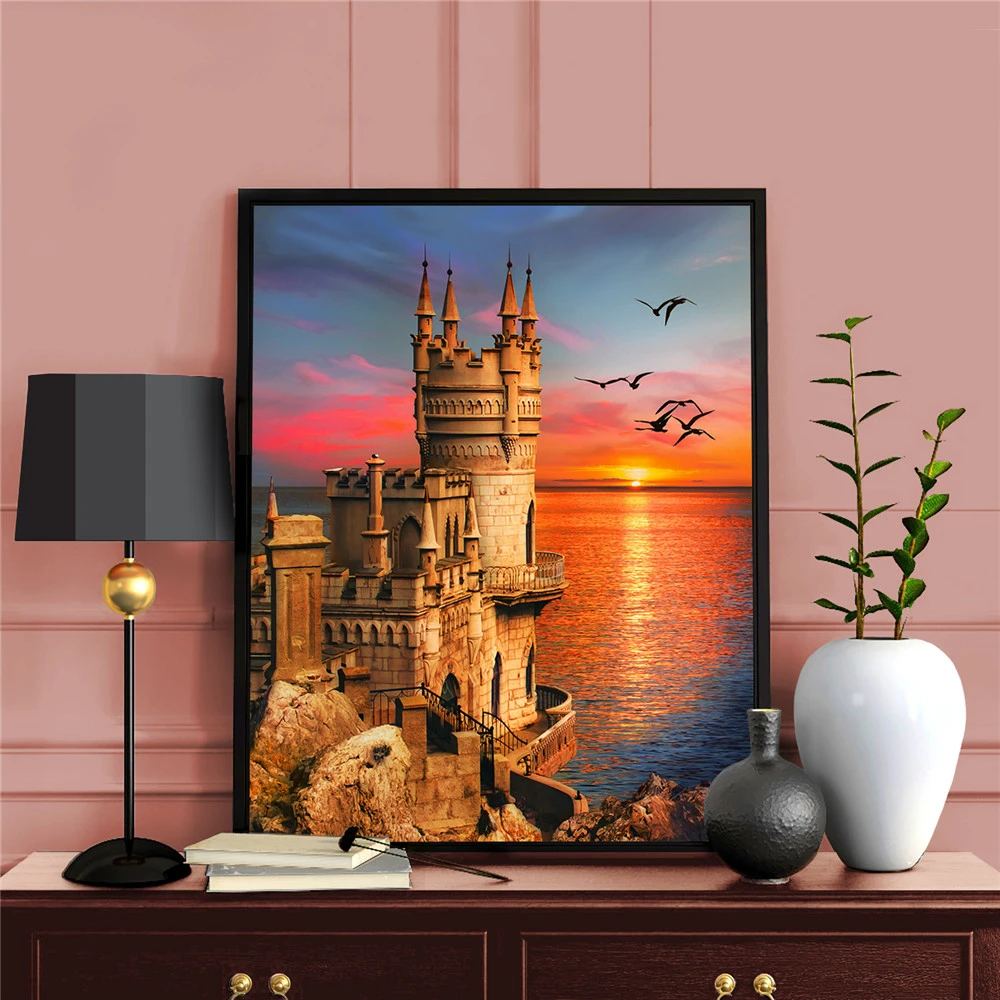 Huacan 5D Diamond Painting Scenic Sea Full Drill Square Rhinestone Picture Embroidery Sale Diamond Mosaic Cross Stitch Drop Ship
Huacan 5D Diamond Painting Scenic Sea Full Drill Square Rhinestone Picture Embroidery Sale Diamond Mosaic Cross Stitch Drop Ship