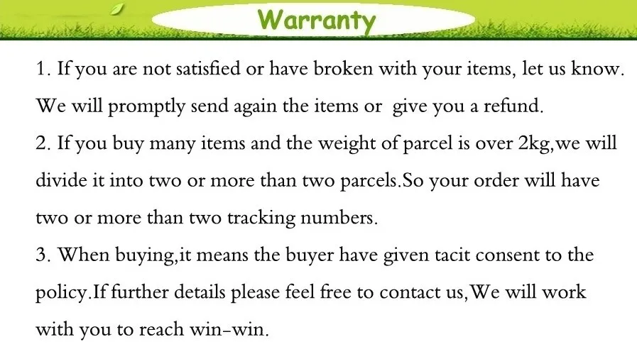 1 Warranty