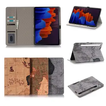 Smart Flip Stand Card Holder Tablet Shell For Samsung Galaxy Tab S7 SM T870 T875 11 Inch World Map PU Leather PC Cover Case+pen
Smart Flip Stand Card Holder Tablet Shell For Samsung Galaxy Tab S7 SM T870 T875 11 Inch World Map PU Leather PC Cover Case+pen