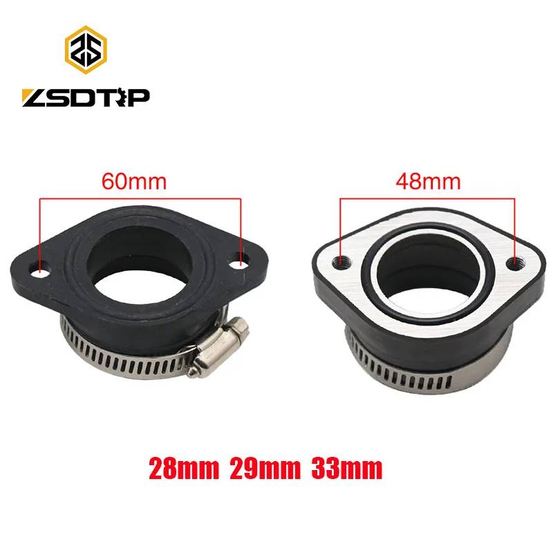 ZSDTRP Motorcycle Carburetor Adapter Inlet Intake Pipe for PWK 21/24/26/28/30/32/34mm PE26/28/30mm TM28/32/34 Carb Pit Dirt Bike
ZSDTRP Motorcycle Carburetor Adapter Inlet Intake Pipe for PWK 21/24/26/28/30/32/34mm PE26/28/30mm TM28/32/34 Carb Pit Dirt Bike