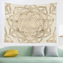 Flower of Life in Lotus pastel golds and canvas tapestry Wall Hanging Astrology Divination Bedspread
Flower of Life in Lotus pastel golds and canvas tapestry Wall Hanging Astrology Divination Bedspread