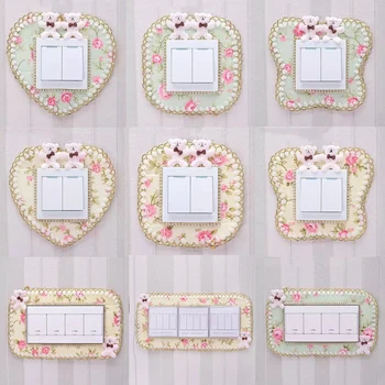 Fabric Lace Switch Protection Cover Living Room Bedroom Decor On-off Switch Sticker Lamp Socket Stickers Room Decoration Gadgets
Fabric Lace Switch Protection Cover Living Room Bedroom Decor On-off Switch Sticker Lamp Socket Stickers Room Decoration Gadgets
