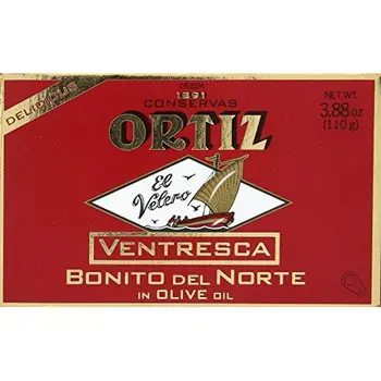 VENTRESCA DE BONITO DEL NORTE EN ACEITE DE OLIVA 
VENTRESCA DE BONITO DEL NORTE EN ACEITE DE OLIVA
