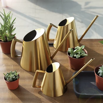 Stainless Steel Pot Metal Watering Can Garden Flower Watering Bottle With Long Spout Large Small Size For Bonsai Indoor Plants
Stainless Steel Pot Metal Watering Can Garden Flower Watering Bottle With Long Spout Large Small Size For Bonsai Indoor Plants
