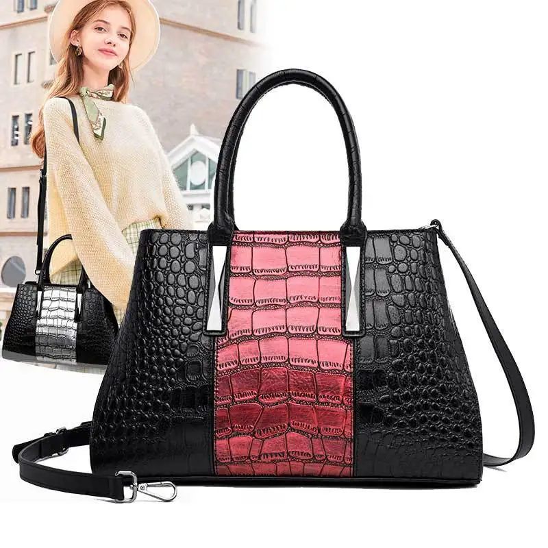 Handbag Women's 2019 New Style Genuine Leather First Layer Cowhide Leather Single-shoulder Bag Middle-aged WOMEN'S Bag Large Cap
Handbag Women's 2019 New Style Genuine Leather First Layer Cowhide Leather Single-shoulder Bag Middle-aged WOMEN'S Bag Large Cap
