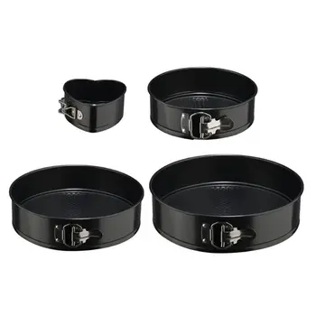 4 Piece Metal Removable Bottom Springform Heart Round Shape Cake Baking Pan Cheesecake Pan Non-stick Baking Molds Kitchen Bakewa
4 Piece Metal Removable Bottom Springform Heart Round Shape Cake Baking Pan Cheesecake Pan Non-stick Baking Molds Kitchen Bakewa