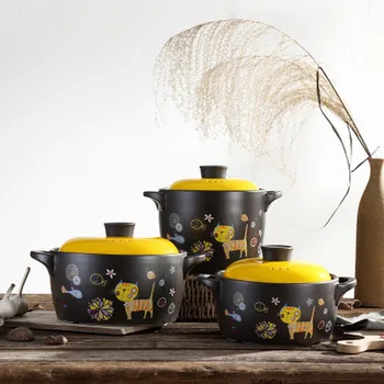 Ceramic Casserole Korean Cartoon Kitten Multifunctional Health Soup Pot Stew Pot Open Flame Heat-resistant Home Kitchen Supplies
Ceramic Casserole Korean Cartoon Kitten Multifunctional Health Soup Pot Stew Pot Open Flame Heat-resistant Home Kitchen Supplies