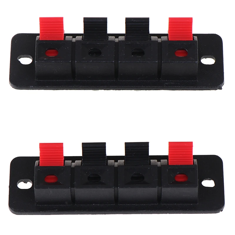 2PC Bent-foot Audio Terminal Block Spring Terminal 4-position Connector Terminal Push Into The Jack Load Audio Speaker
2PC Bent-foot Audio Terminal Block Spring Terminal 4-position Connector Terminal Push Into The Jack Load Audio Speaker