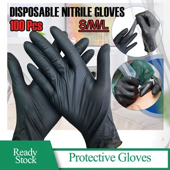 100pcs Disposable Gloves For Protection Black Non-Slip Nitrile Finger Cover Prevent Slip Finger Protector Fingertip
100pcs Disposable Gloves For Protection Black Non-Slip Nitrile Finger Cover Prevent Slip Finger Protector Fingertip