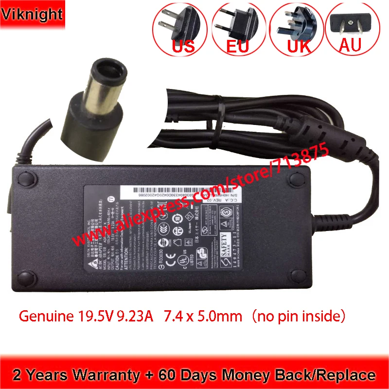 Genuine 19.5V 9.23A 180W Baa81950 ADP-180MB K Ac Adapter for MSI GL75 GE63 GE75 GL63 GE65 GP73 GL65 9SE GL63 MS-16P5 MS17E2
Genuine 19.5V 9.23A 180W Baa81950 ADP-180MB K Ac Adapter for MSI GL75 GE63 GE75 GL63 GE65 GP73 GL65 9SE GL63 MS-16P5 MS17E2