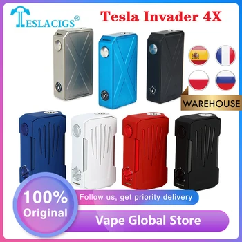 Russia Stock Tesla Invader 4X VV Box MOD 280W Output Electronic Cigarette Vape Box Mod for Invader 4X Kit Vs Drag 2 / Argus GT
Russia Stock Tesla Invader 4X VV Box MOD 280W Output Electronic Cigarette Vape Box Mod for Invader 4X Kit Vs Drag 2 / Argus GT
