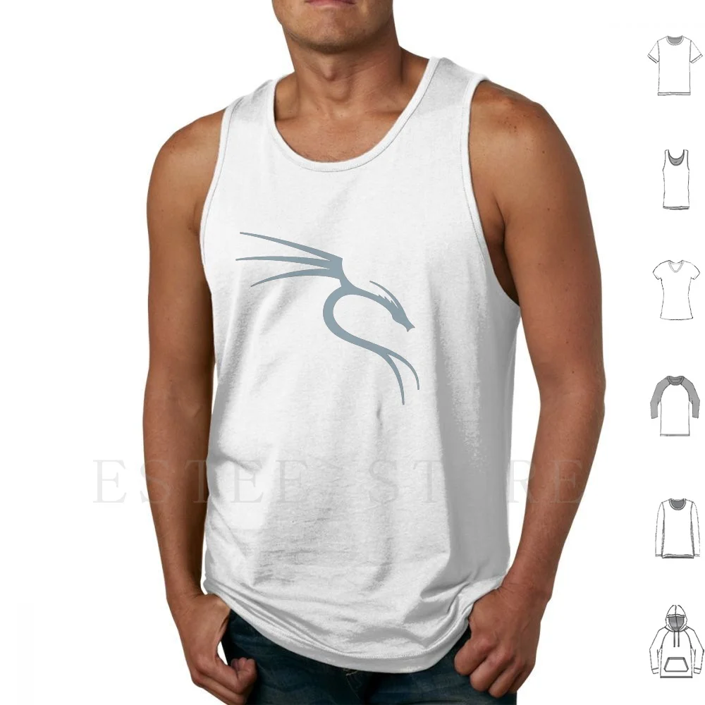 Kali Linux Tank Tops Vest Sleeveless Pentest Pentesting Hacker Security | Мужская одежда