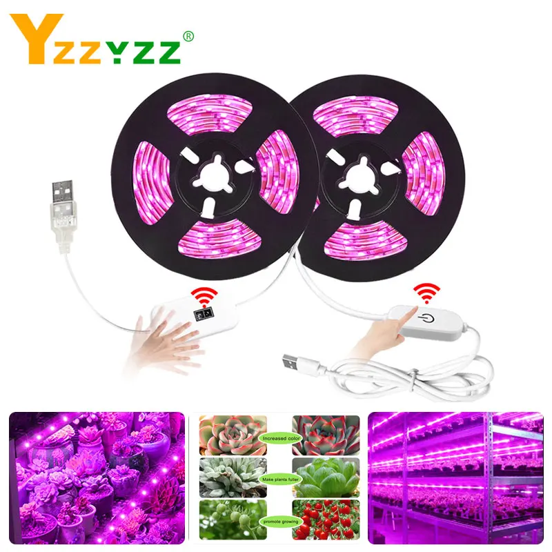 5V USB Hand Sweep Touch Smart Sensor LED Grow Light Full Spectrum 2835SMD LED Phyto Lamp for Plant Flowers Greenhouse Hydroponic
5V USB Hand Sweep Touch Smart Sensor LED Grow Light Full Spectrum 2835SMD LED Phyto Lamp for Plant Flowers Greenhouse Hydroponic