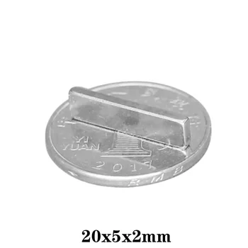 20~500PCS 20x5x2 mm Block Super Strong Magnetic Magnets 20mm*5mm*2mm Permanent Neodymium Rectangular Magnet 20*5*2 mm 20x5x2mm
20~500PCS 20x5x2 mm Block Super Strong Magnetic Magnets 20mm*5mm*2mm Permanent Neodymium Rectangular Magnet 20*5*2 mm 20x5x2mm
