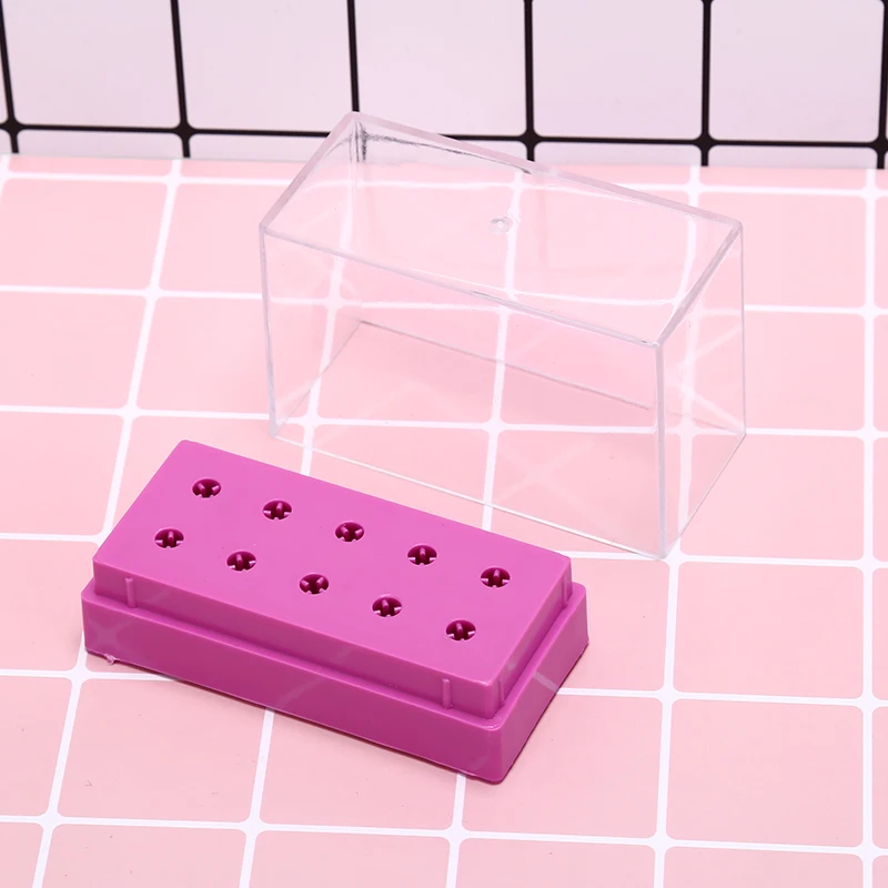 10 Hole Manicure Storage Container For Electric Nail Grinding Head Display Case Random Nail Drill Head Bits Organizer Box Holder
10 Hole Manicure Storage Container For Electric Nail Grinding Head Display Case Random Nail Drill Head Bits Organizer Box Holder