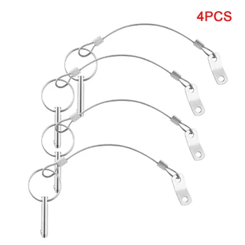 4pcs Quick Release Pin Kayak Antirust Multifunctional Hardware Shipbuilding Deck Marine Ring Parts Prevent Loss Stainless Steel
4pcs Quick Release Pin Kayak Antirust Multifunctional Hardware Shipbuilding Deck Marine Ring Parts Prevent Loss Stainless Steel
