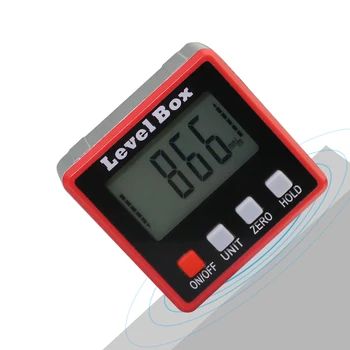 360 Degree Mini Digital Protractor Inclinometer Angle Gauge Precision Digital Protractor Electronic Level Box Magnetic Base Red
360 Degree Mini Digital Protractor Inclinometer Angle Gauge Precision Digital Protractor Electronic Level Box Magnetic Base Red