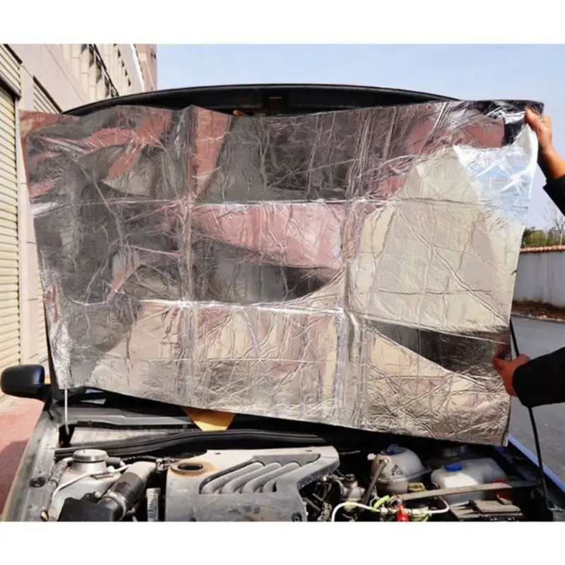 Car Hood Motor Firebreak Heat Mat Deadener Sound Insulation Material Deadening Aluminum Foil Sticker
Car Hood Motor Firebreak Heat Mat Deadener Sound Insulation Material Deadening Aluminum Foil Sticker