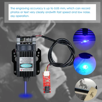BX20 20W Laser Head Laser Module Blue-violet Light Woodworking Machinery Parts DIY Tools For VG-L7 Laser Engraving Machine
BX20 20W Laser Head Laser Module Blue-violet Light Woodworking Machinery Parts DIY Tools For VG-L7 Laser Engraving Machine