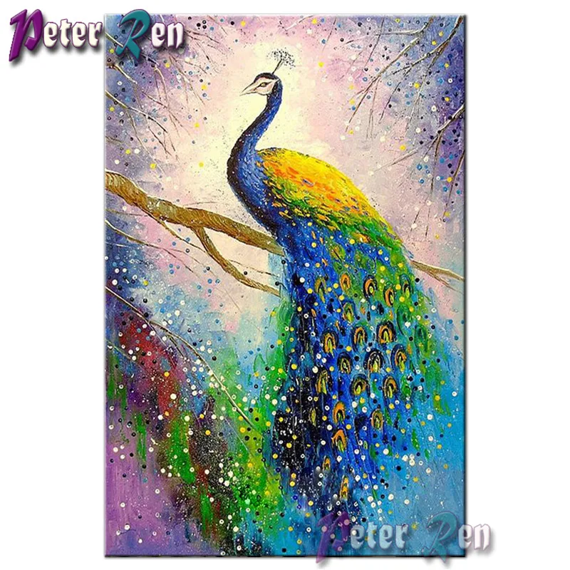 Peter ren Diy Diamond Painting watercolor Colorful peacock Full drill Mosaic Rhinestones of Picture 5d Diamond Embroidery Animal
Peter ren Diy Diamond Painting watercolor Colorful peacock Full drill Mosaic Rhinestones of Picture 5d Diamond Embroidery Animal