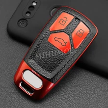 For Audi New Q5 Q7 A4 B9 A5 S4 S5 SQ5 TT Car Smart Key Fob Cover Case Holder Leather Texture Red 
For Audi New Q5 Q7 A4 B9 A5 S4 S5 SQ5 TT Car Smart Key Fob Cover Case Holder Leather Texture Red