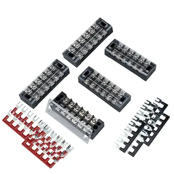 5PCS Set Dual Row Screw Barrier Terminal Block Strip Wiring Board 25A Screw Terminal Blocks W
5PCS Set Dual Row Screw Barrier Terminal Block Strip Wiring Board 25A Screw Terminal Blocks W