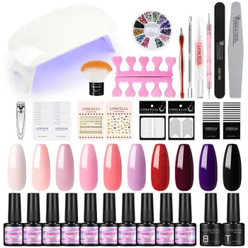 COSCELIA Manicure Set Nail UV LED Lamp Dryer With 10/6pc Gel Nail Polish Set Soak Off Electric Drill Machine Nail Art Tools
COSCELIA Manicure Set Nail UV LED Lamp Dryer With 10/6pc Gel Nail Polish Set Soak Off Electric Drill Machine Nail Art Tools